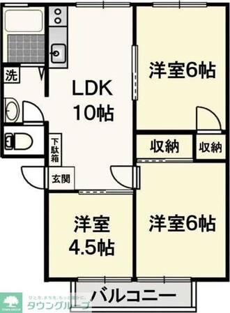 グランディ南行徳の物件間取画像